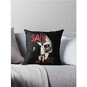 Saw X Horror Movie Lets Play A Game Throw Pillow