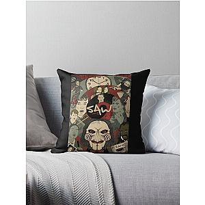 Saw movie Throw Pillow