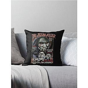 Saw Jigsaw Horror Movie Throw Pillow