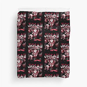 Vintage Retro Jigsaw Saw Movie Duvet Cover