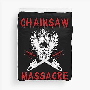 Chainsaw Massacre - Halloween - Arborist - Scary Duvet Cover