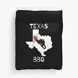 Texas BBQ halloween horror chainsaw design Duvet Cover