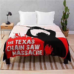 The chain saw Throw Blanket