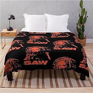 Saw Movie Bear Trap  Throw Blanket