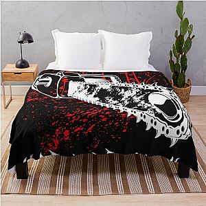 Chainsaw (black) Throw Blanket