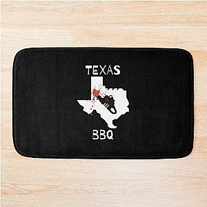 Texas BBQ halloween horror chainsaw design Bath Mat