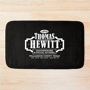 Texas Chainsaw Leatherware Tribute White Bath Mat