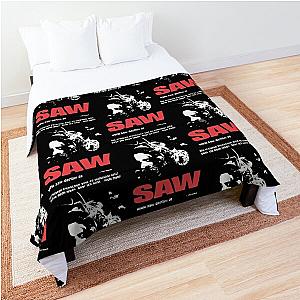 Vintage Saw 2004 movie promo Comforter