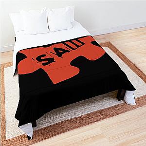 Saw Spiral Jigsaw Puzzle Logo Comforter