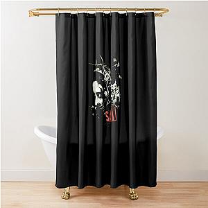 Saw Horror Movie Retro  Shower Curtain