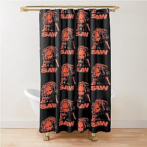 Saw Movie Bear Trap  Shower Curtain