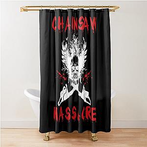 Chainsaw Massacre - Halloween - Arborist - Scary Shower Curtain