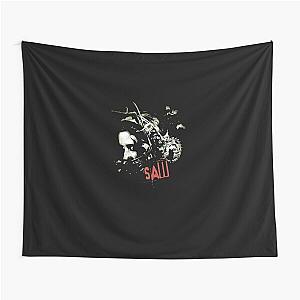 Saw Horror Movie Retro  Tapestry