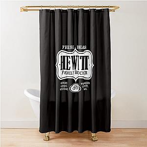 Texas Chainsaw Family Butcher White Shower Curtain