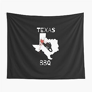 Texas BBQ halloween horror chainsaw design Tapestry