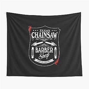 Chainsaw Barber Shop Tapestry