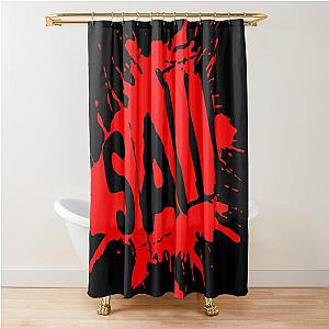 saw logo, jigsaw Shower Curtain