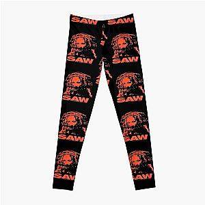 Saw Movie Bear Trap  Leggings