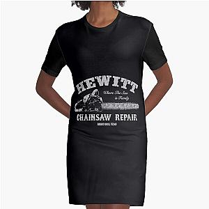 Hewitt Chainsaw Repair Graphic T-Shirt Dress