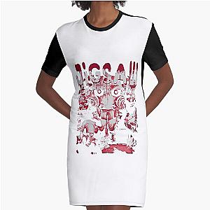 Vintage Saw Reverse  Graphic T-Shirt Dress