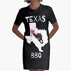 Texas BBQ halloween horror chainsaw design Graphic T-Shirt Dress