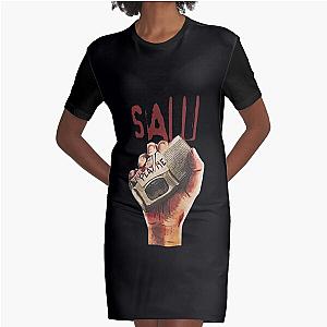 Saw Movie Soft Graphic T-Shirt Dress