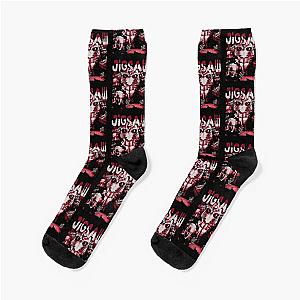 Vintage Retro Jigsaw Saw Movie Socks