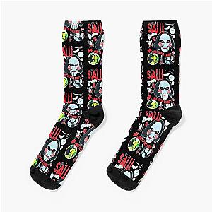 Vintage Saw Horror Socks