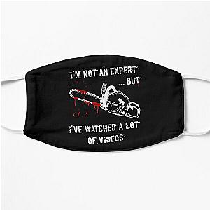 Bloody chainsaw - I'm not an expert - horror Flat Mask