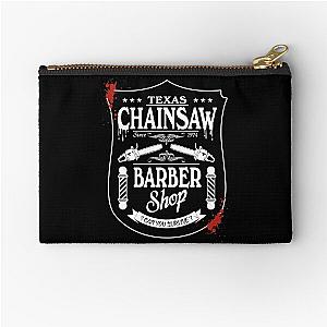 Chainsaw Barber Shop Zipper Pouch