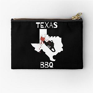 Texas BBQ halloween horror chainsaw design Zipper Pouch