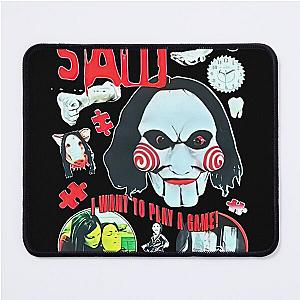 Vintage Saw Horror Mouse Pad