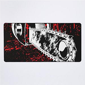 Chainsaw (black) Desk Mat