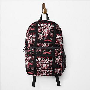 Vintage Retro Jigsaw Saw Movie Backpack