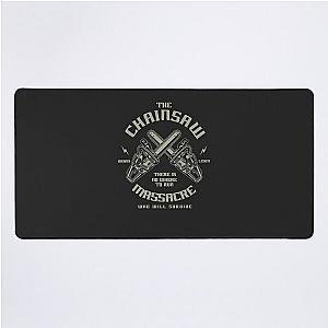 Chainsaw Graphic There Is Nowhere To Run   Classic Desk Mat