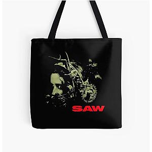 SAW amanda reverse bear trap  All Over Print Tote Bag