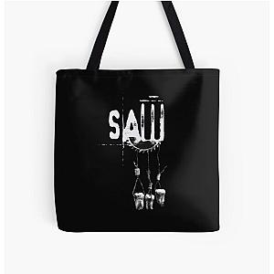 SAW 3 2006 teeth design All Over Print Tote Bag