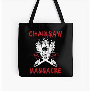 Chainsaw Massacre - Halloween - Arborist - Scary All Over Print Tote Bag