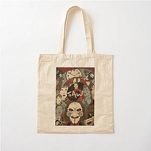 Saw movie Cotton Tote Bag