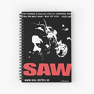 Vintage Saw 2004 movie promo Spiral Notebook