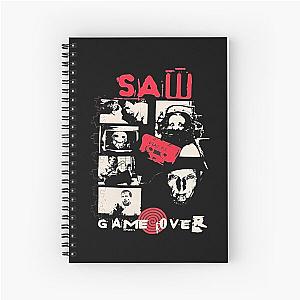 Vintage Saw Jigsaw Game Over Spiral Notebook