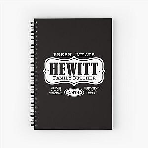 Texas Chainsaw Family Butcher White Spiral Notebook