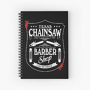 Chainsaw Barber Shop Spiral Notebook