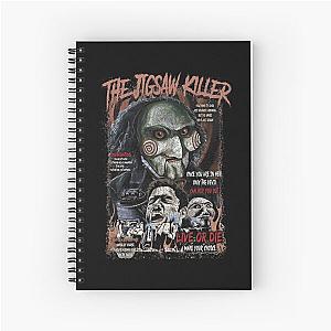 Saw Jigsaw Horror Movie Spiral Notebook