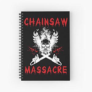 Chainsaw Massacre - Halloween - Arborist - Scary Spiral Notebook