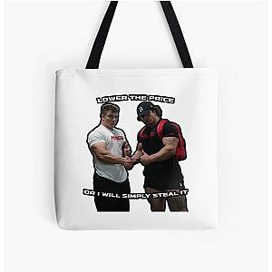 Trend Twins Price All Over Print Tote Bag