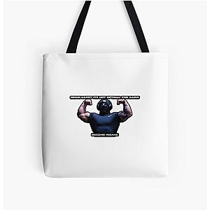 Twin Twins Being Happy All Over Print Tote Bag