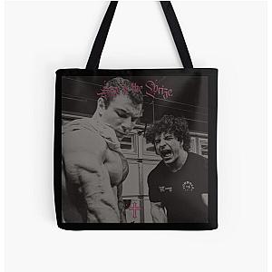 Size is the Prize Gym Motivation (Tren Twins) Inspired All Over Print Tote Bag