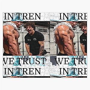 In Train We Trust - Train Twins Jigsaw Puzzle