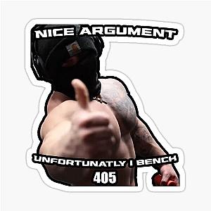 Twin Nice Argument Sticker